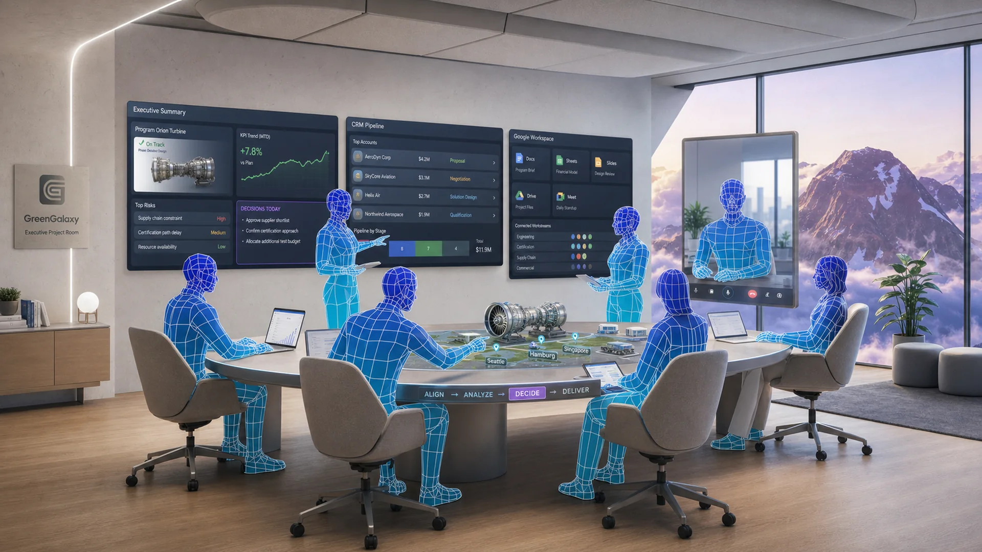 Enterprise XR product proof visual for Enterprise buyers, HR, IT, sales enablement and product teams