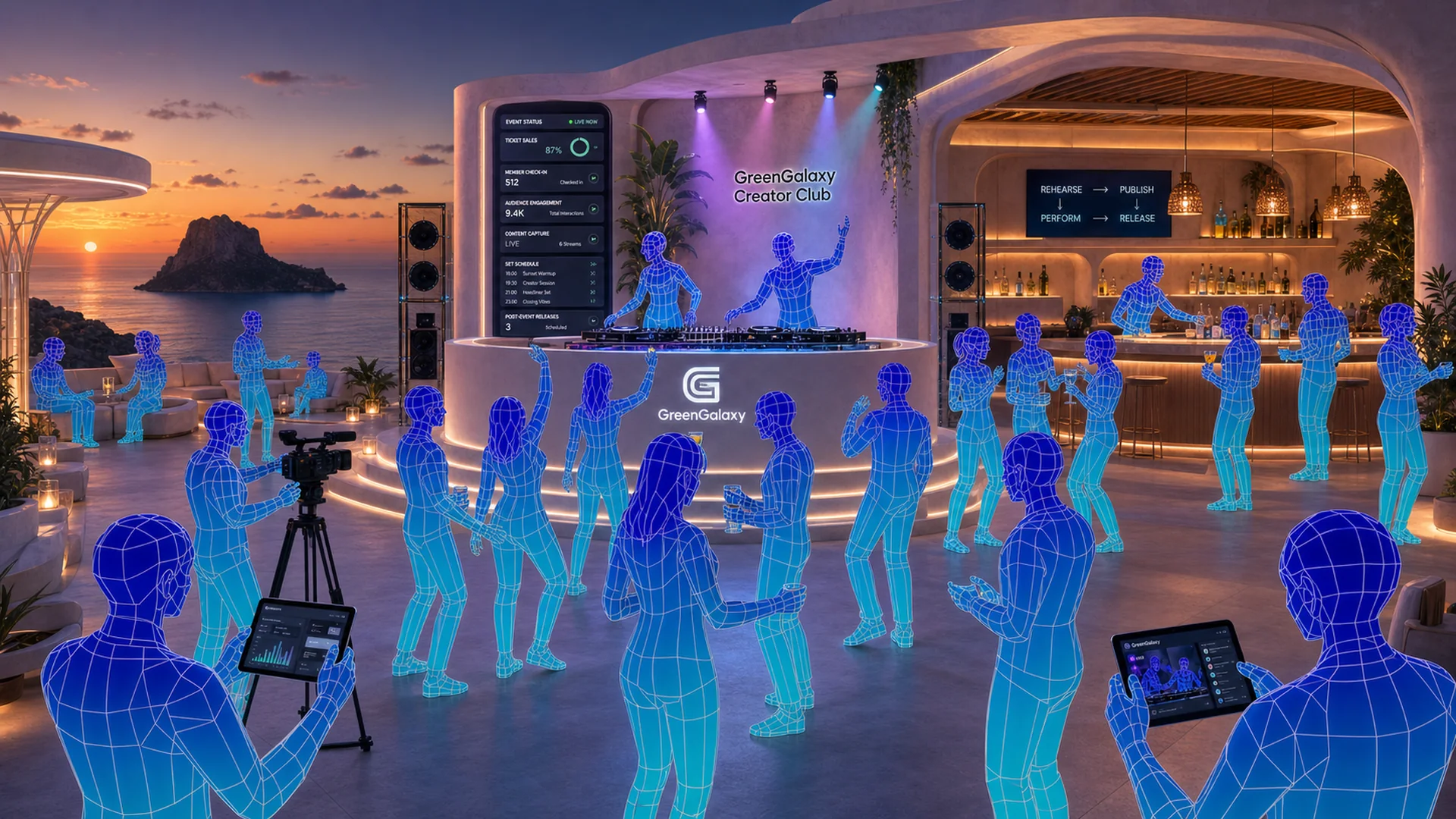 GreenGalaxy Creator Club for live creator events, participation and recurring community value