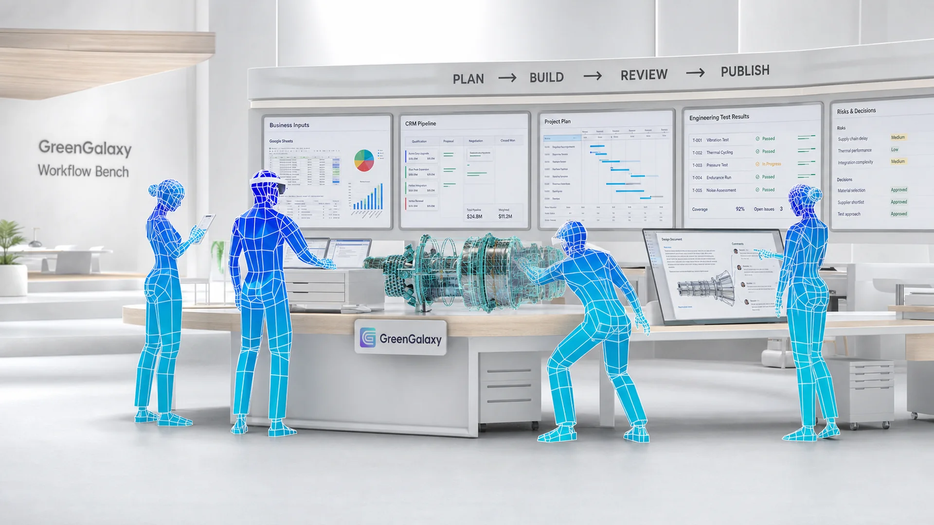 Platform product proof visual for Enterprise buyers, creators and partners