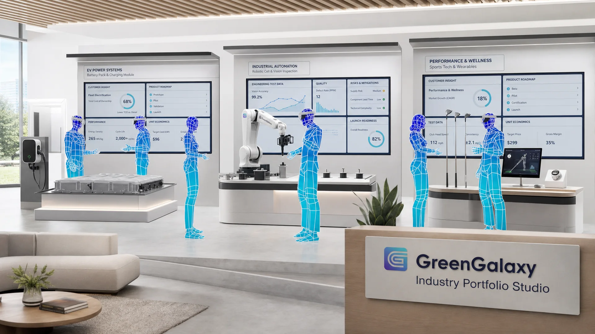 GreenGalaxy enterprise environment for complex collaboration, operations and review