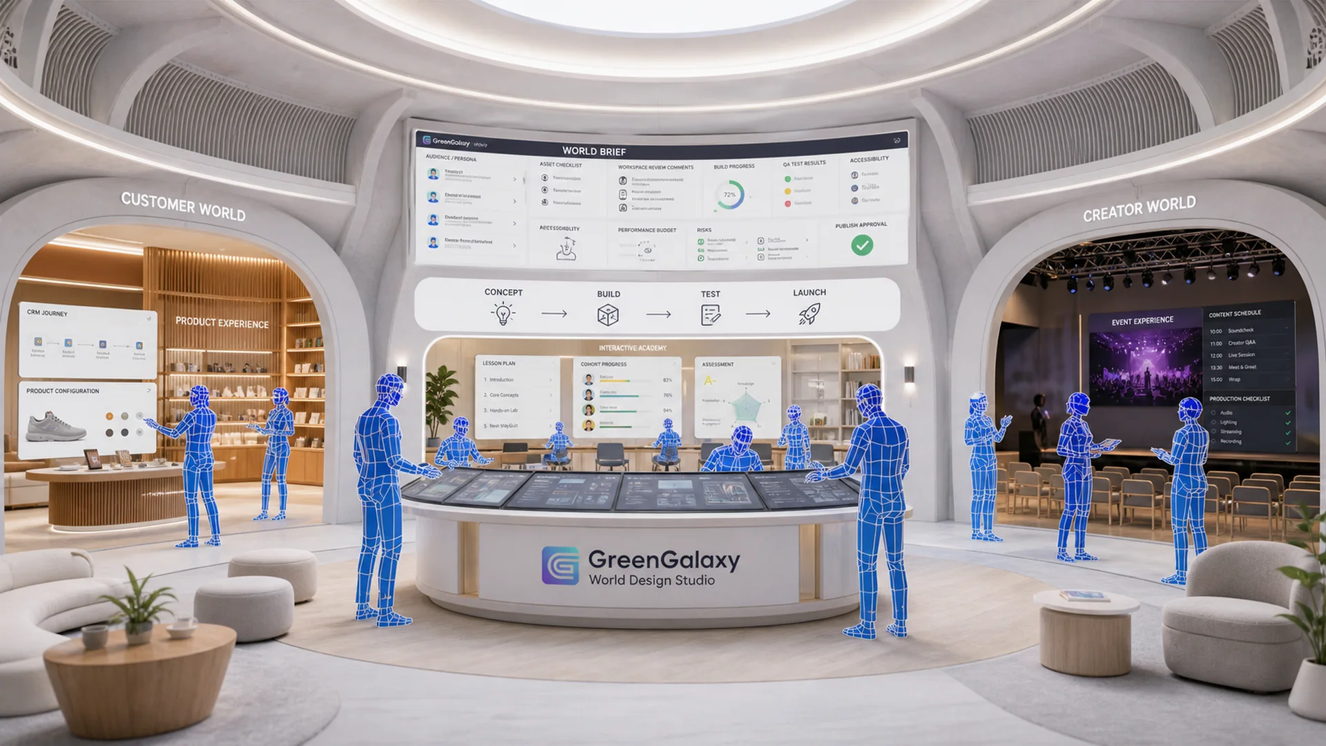 XR Marketplace hero visual for Enterprise buyers, creators, agencies, consultants and partners
